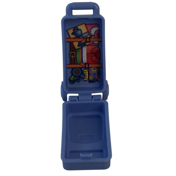 Fisher Price Little People Grandparents with Blue Suitcase Grandma w/Yarn Grandp - Picture 8 of 8